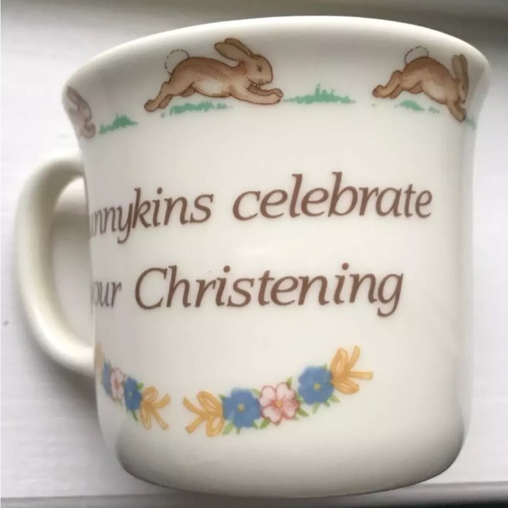 ROYAL DOULTON Bunnykins Christening Mug & Plate NWOB - Picture 7 of 7